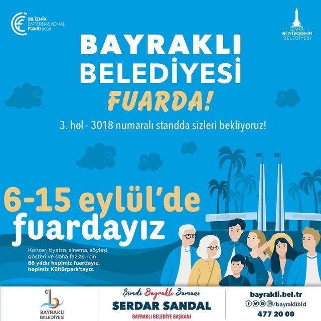 Bayraklı Belediyesi fuara hazır