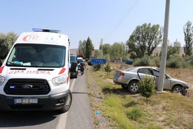 Emniyet kemeri canını kurtardı