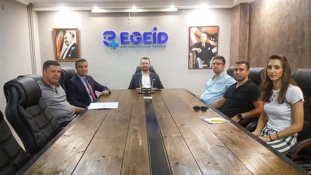 SGK İl Müdürü Kurt’tan EGEİD’e bilgilendirme ziyareti