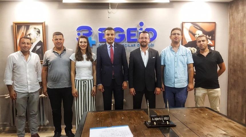 SGK İl Müdürü Kurt’tan EGEİD’e bilgilendirme ziyareti