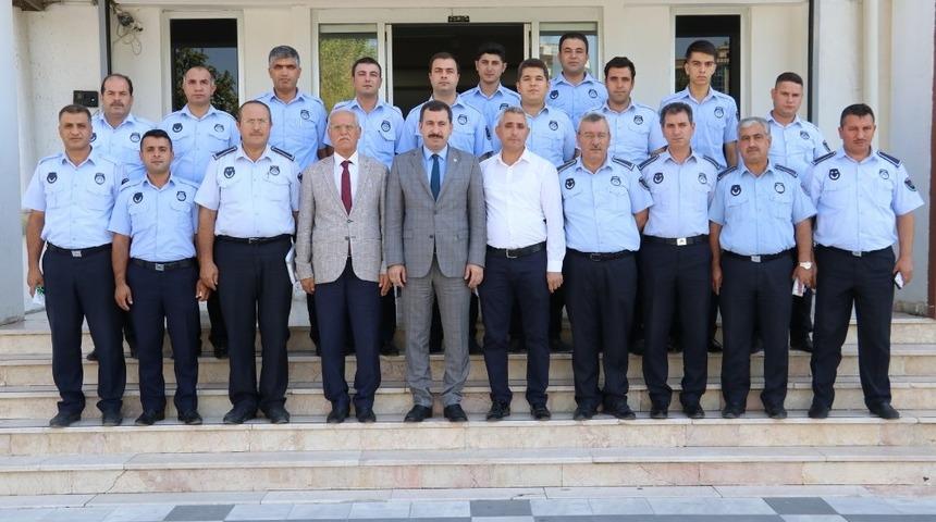 Zabıta haftası kapsamında personelle buluştu