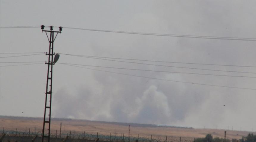 Suriye sınırında teröristlerin 'duman' taktiği!