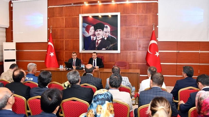 G&uuml;m&uuml;şhane&rsquo;de yeni eğitim &ouml;ğretim yılına hazırlık toplantısı yapıldı