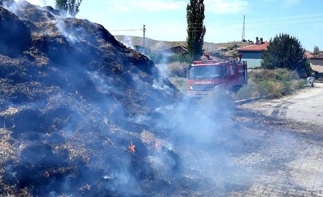 Sungurlu’da yangın