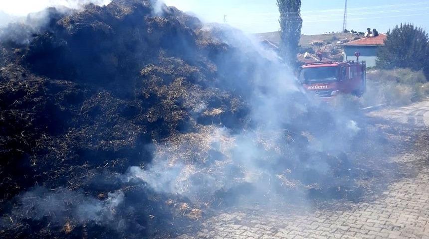 Sungurlu&rsquo;da yangın