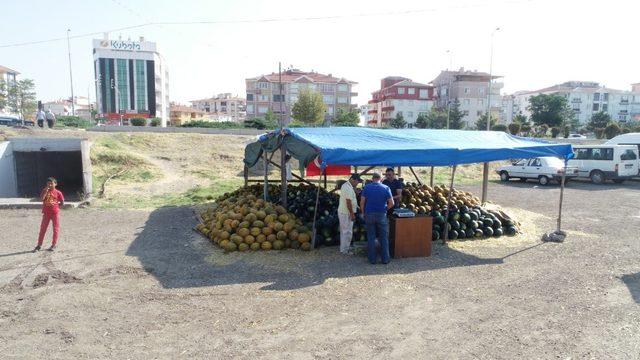 Sincan’ın meşhur kavunları artık Yenikent pazarında