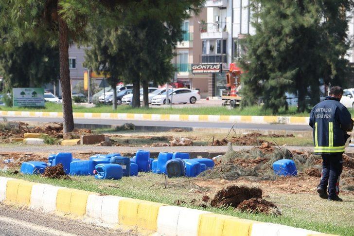 Antalya'da LPG dolu tanker paniği! 7,5 saattir yanıyor G1