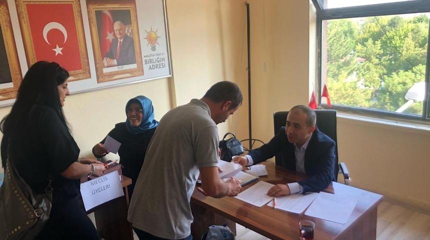 AK Parti Avanos il&ccedil;e başkanlığında temay&uuml;l yoklaması yapıldı