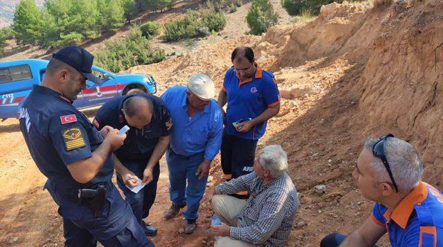 Kaybolduğu ormanlık alanda 20 saat sonra bulundu