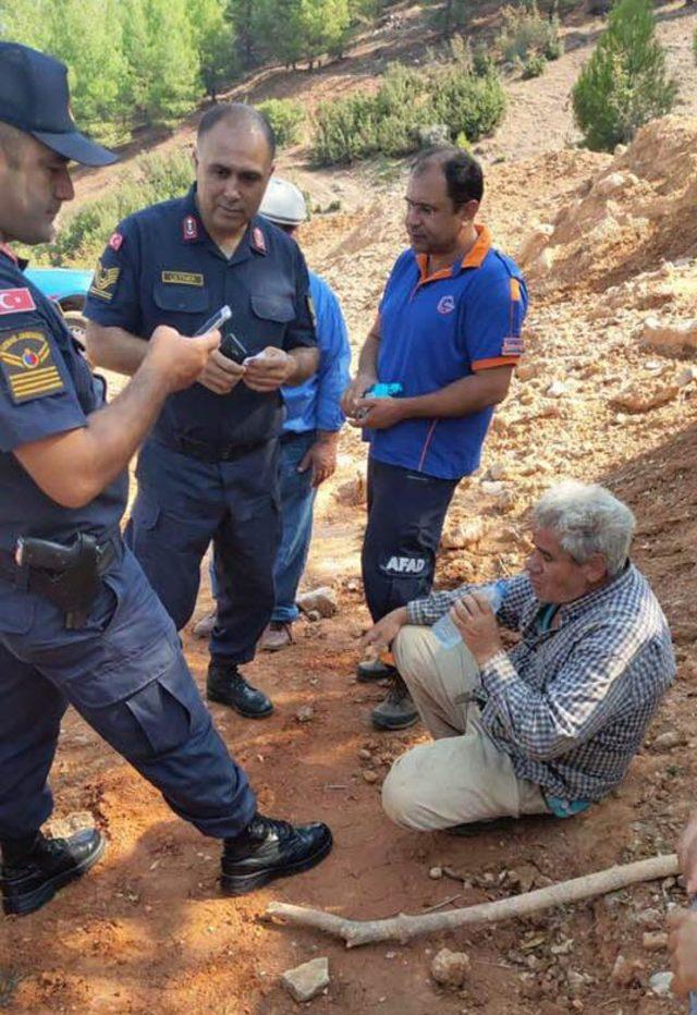 Kaybolduğu ormanlık alanda 20 saat sonra bulundu