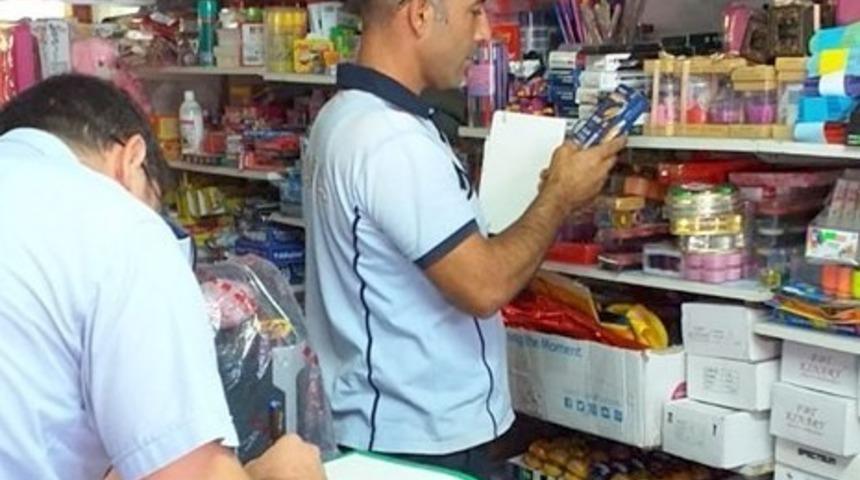 Zabıta ekiplerinden okul &ouml;ncesi kırtasiye denetimi