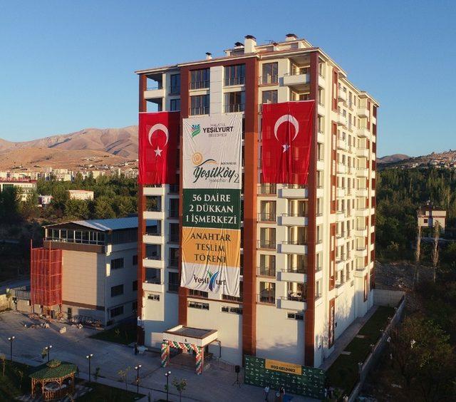 Yeşilköy-2 Konutları projesinde anahtar teslimi yapıldı