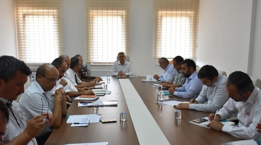 Karaman&rsquo;da il&ccedil;e milli eğitim m&uuml;d&uuml;rleri toplantısı yapıldı