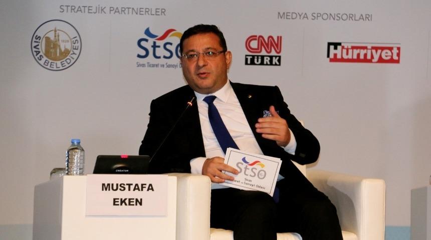 Eken, Orta Anadolu Ekonomi Forumunda Sivas&rsquo;ı anlattı