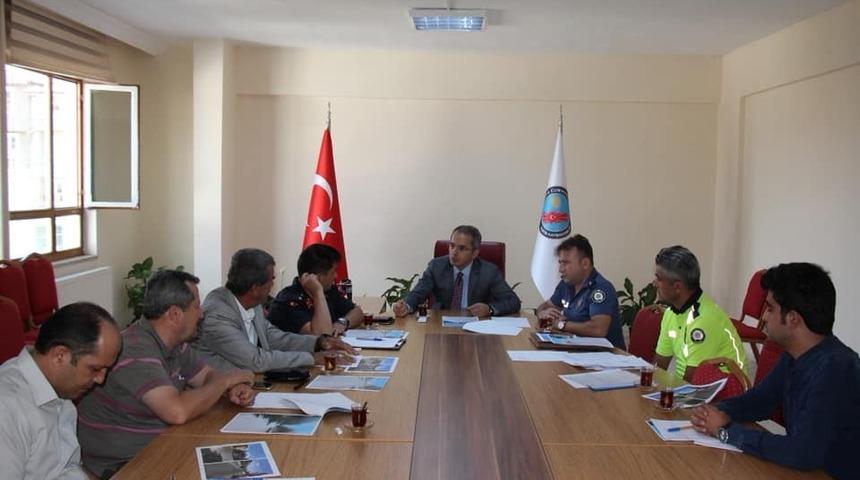Tosya&rsquo;da trafik komisyonu toplantısı yapıldı