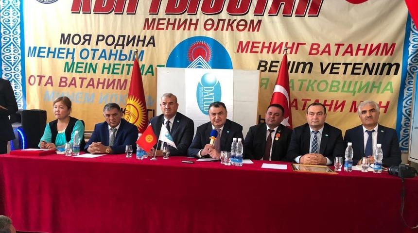 DAT&Uuml;B heyeti Oş şehrinde