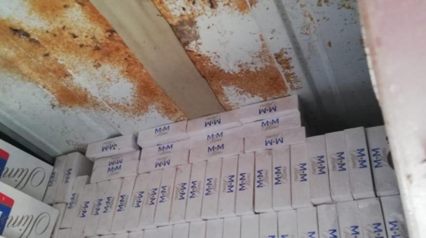 Van’da 15 bin paket kaçak sigara ele geçirildi