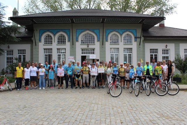 ‘Sağlık için hareket et’ bisiklet turu gerçekleştirildi