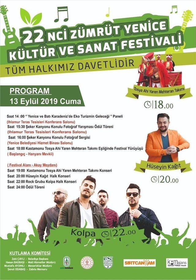 Yenice Belediyesi festivale hazır