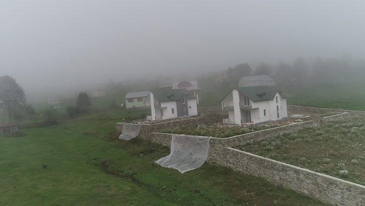Trabzon'da iki evin dış yüzeyindeki 'haç' işaretine benzeyen semboller yıkıldı G2
