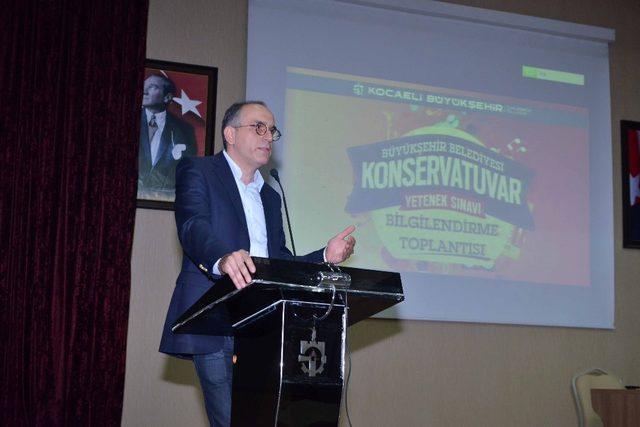 Konservatuar sınavı öncesi adaylar ve yakınları bilgilendirildi