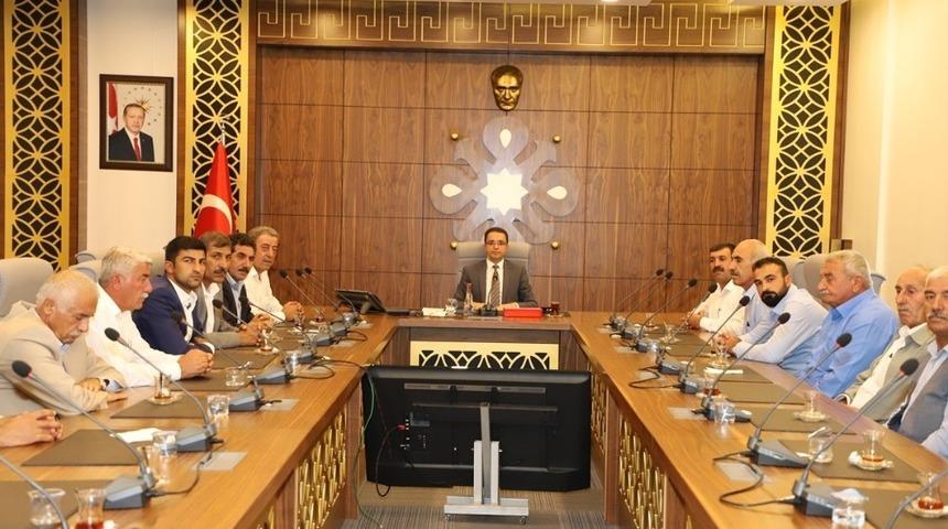 Muhtarlardan Kaymakam Sinanoğlu&rsquo;na ziyaret