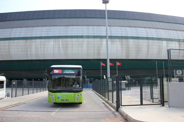 Kocaelispor maçları ek otobüs hatları bu sene de hizmette