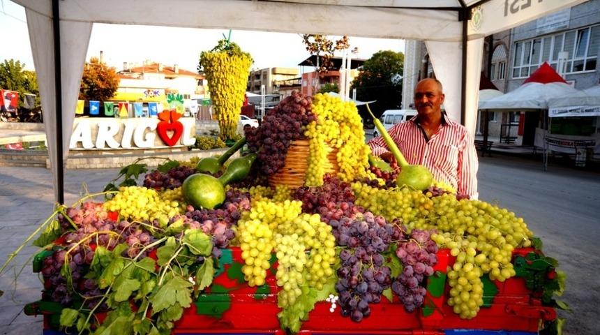 800 kilo &uuml;z&uuml;mden dev &uuml;z&uuml;m salkımı