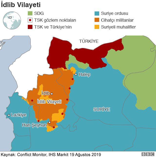 İdlib haritası