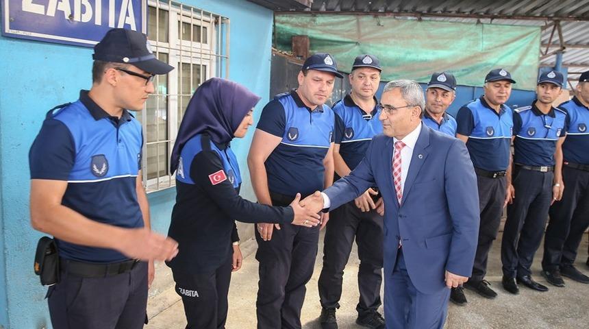 Belediye Başkanı Prof. Dr. Başkan Alim Işık: "Zabıta, belediyemizin en &ouml;nemli birimidir"