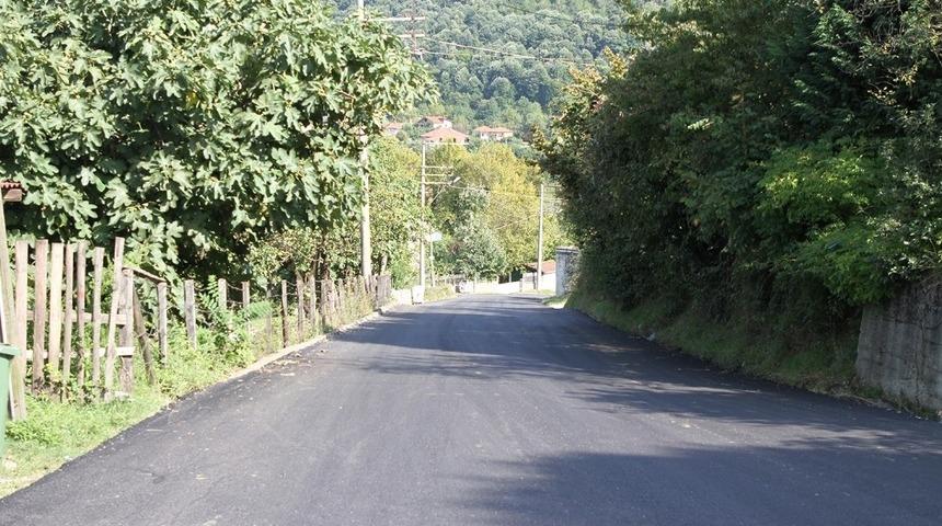 Sapanca&rsquo;da yolları B&uuml;y&uuml;kşehir yenilendi