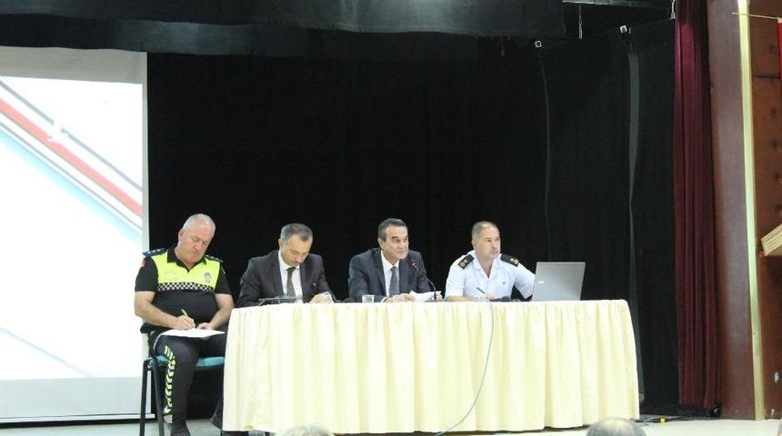 Çerkezköy’de Okul Güvenliği Toplantısı yapıldı