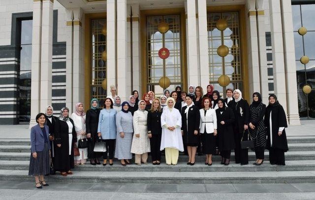 Başkan Büyükkılıç’ın Eşi Cumhurbaşkanlığı Külliyesi’nde