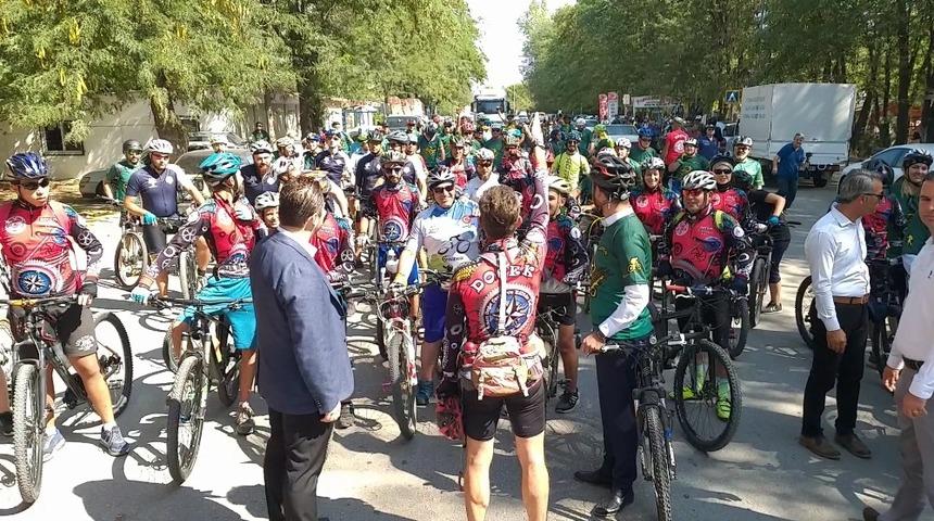 Keşan DO&Ccedil;EK Saros Dağ Bisikleti Festivali başladı