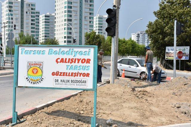 Tarsus’ta sorunlu kavşak yeniden düzenleniyor