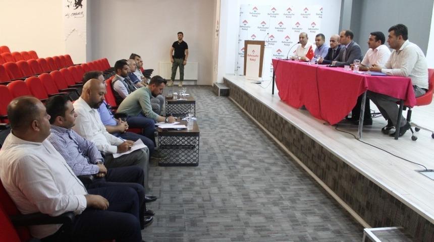 Silopi&rsquo;de okul g&uuml;venliği toplantısı