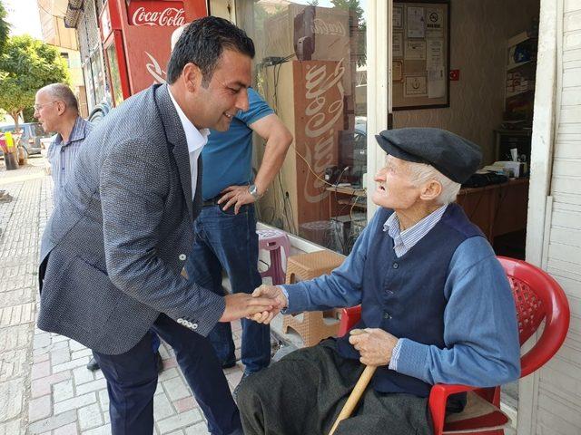 Başkan Yıldırım, yol yapım çalışmalarını inceledi