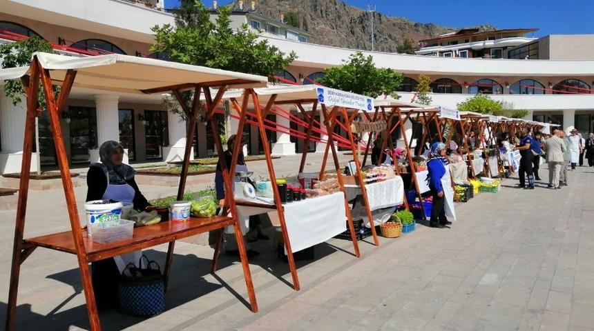 Şebinkarahisar’da organik ürün pazarı açılışı yapıldı