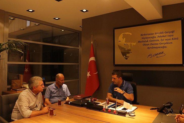 Fikri Sağlar, Başkan Günel’i ziyaret etti G3