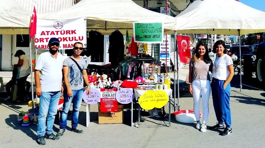 A&ccedil;ılan standın t&uuml;m geliri L&Ouml;SEV&rsquo;e
