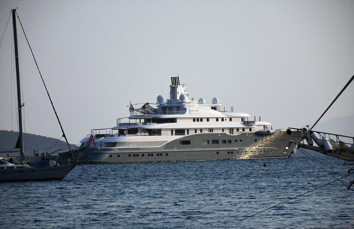 Dubai Şeyhi'nin lüks yatı Bodrum'da G1