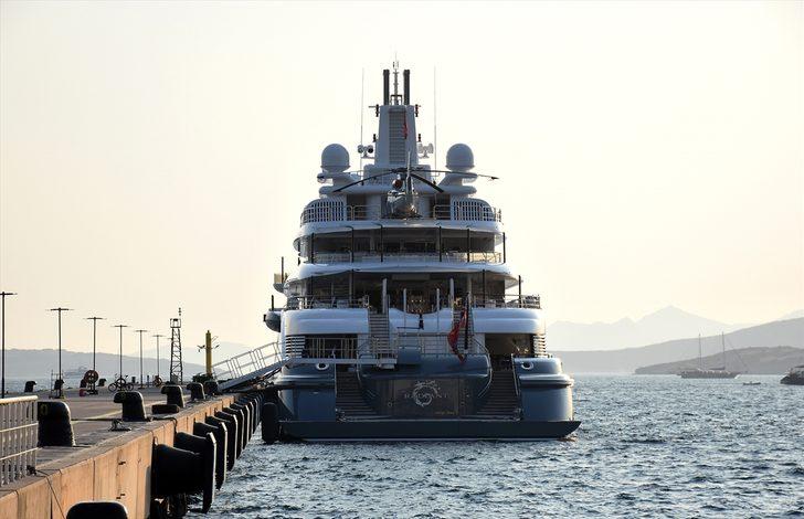 Dubai Şeyhi'nin lüks yatı Bodrum'da G2
