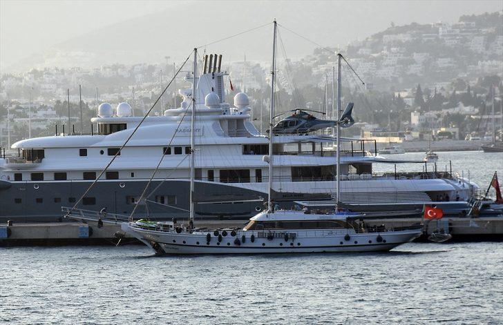 Dubai Şeyhi'nin lüks yatı Bodrum'da G3