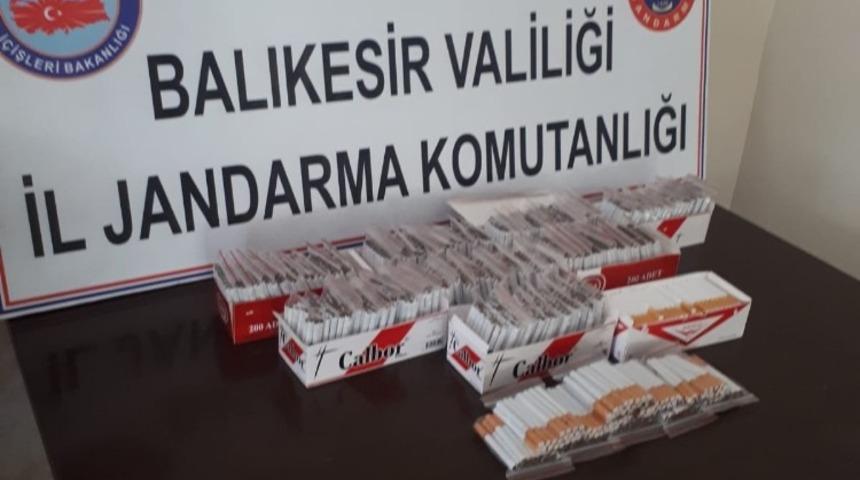 Sındırgı&rsquo;da ka&ccedil;ak sigara operasyonu