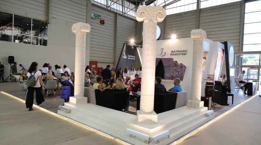 Bayraklı’nın Smyrna Antik Kenti temalı standına büyük ilgi