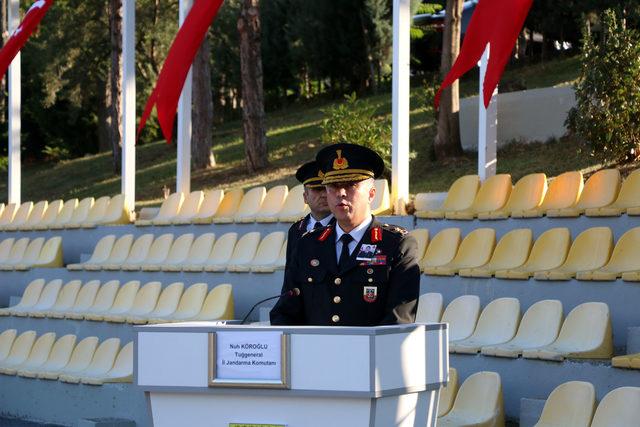 Kazada şehit olan Uzman Jandarma Yenier için tören düzenlendi