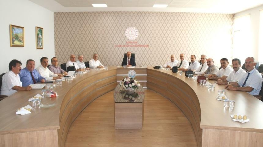 K&uuml;tahya&rsquo;da İl&ccedil;e Milli Eğitim M&uuml;d&uuml;rleri Toplantısı