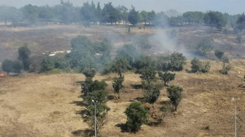 Askeri &ccedil;amlıkta korkutan yangın