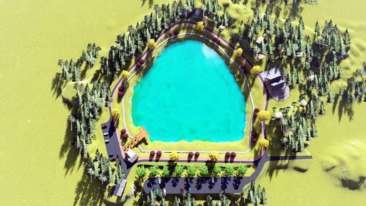 Saklı cennet yeşil göl turizme kazandırılıyor G1