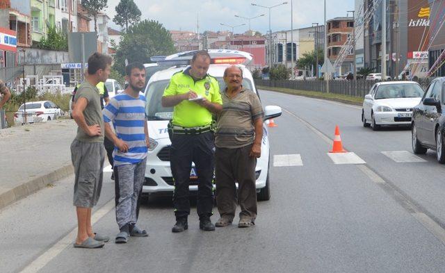 Emniyet kemeri sayesinde burnu bile kanamadı